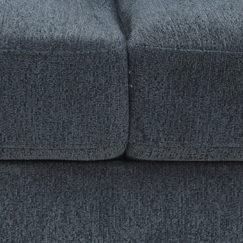 2+3 Seater Sofa Set Polyester Charcoal Fabric Multilayer Two Pillows Individual Pocket Spring - TRENDZ