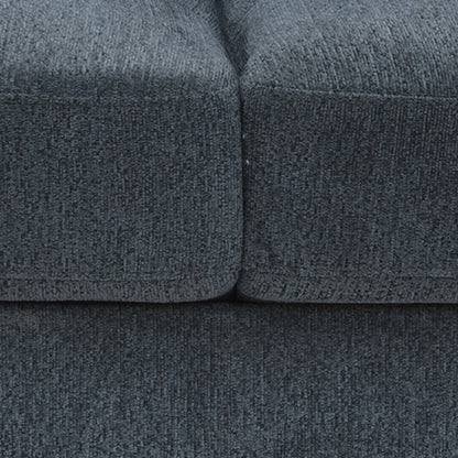2+3 Seater Sofa Set Polyester Charcoal Fabric Multilayer Two Pillows Individual Pocket Spring - TRENDZ