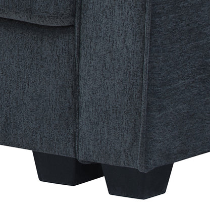 Corner Sofa Chaise Polyester Fabric Multilayer Two Pillows Individual Pocket Spring - TRENDZ