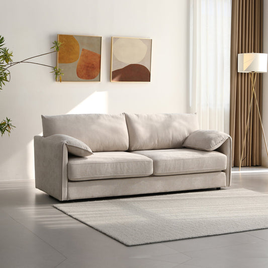3 Seater Multifunctional Sofa Bed Fabric Upholstery New Foam Pocket Spring - TRENDZ