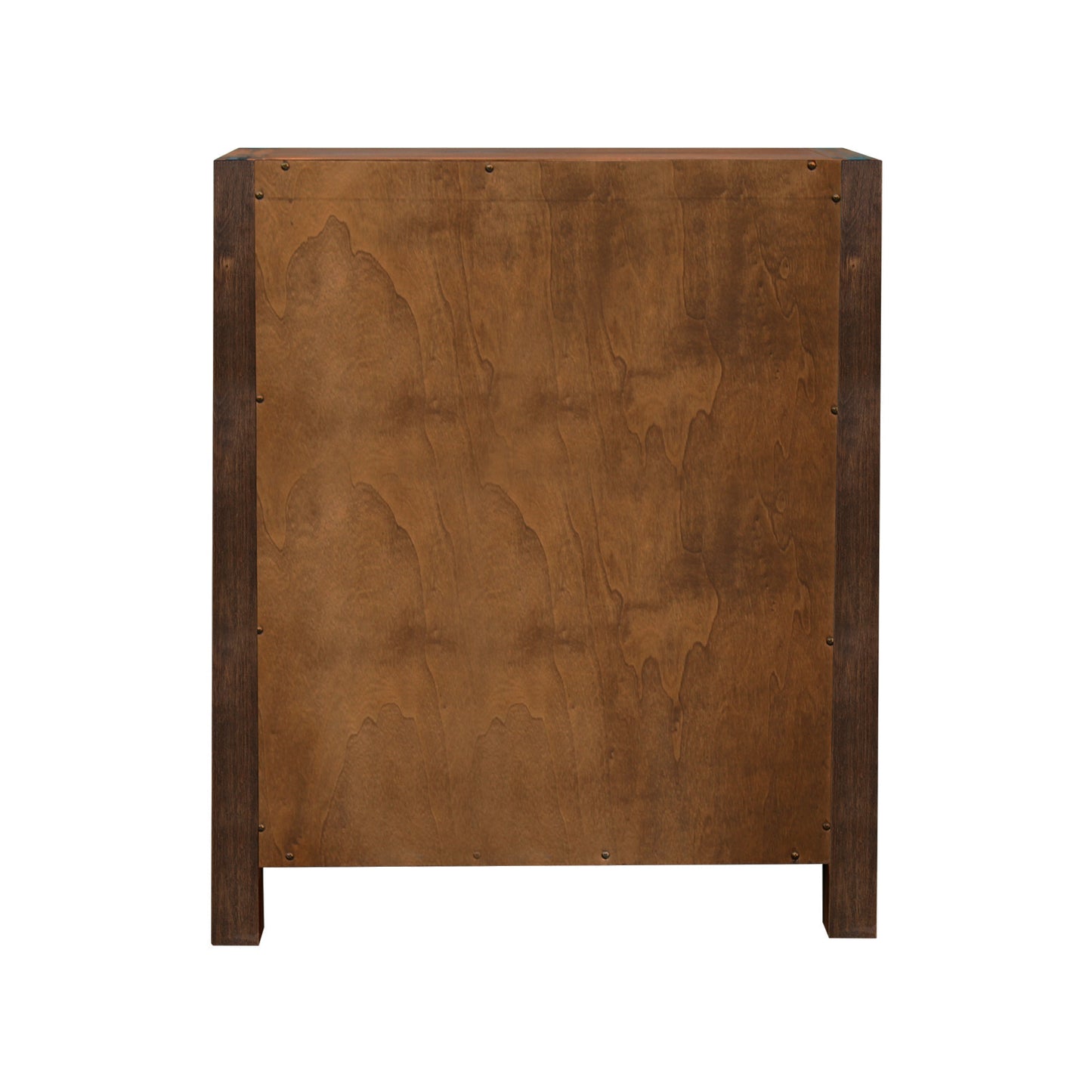 Tallboy with 4 Storage Drawers Solid Wooden Assembled in Chocolate Colour - TRENDZ