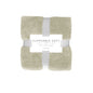 Soft Diamond Fleece Throw Rug Natural - TRENDZ