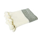 J.Elliot Home Calgary 100% Cotton Throw Rug Charcoal - TRENDZ