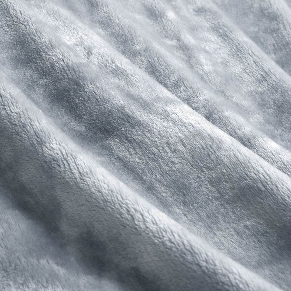 Ardor Lucia Luxury Push Blanket Silver Queen - TRENDZ