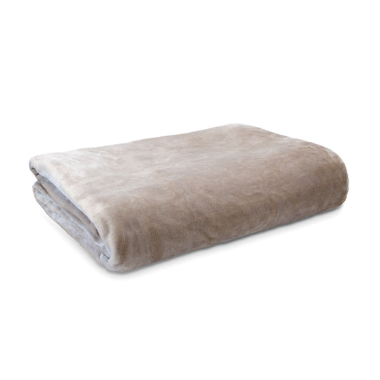Ardor Lucia Luxury Push Blanket Stone Super King - TRENDZ