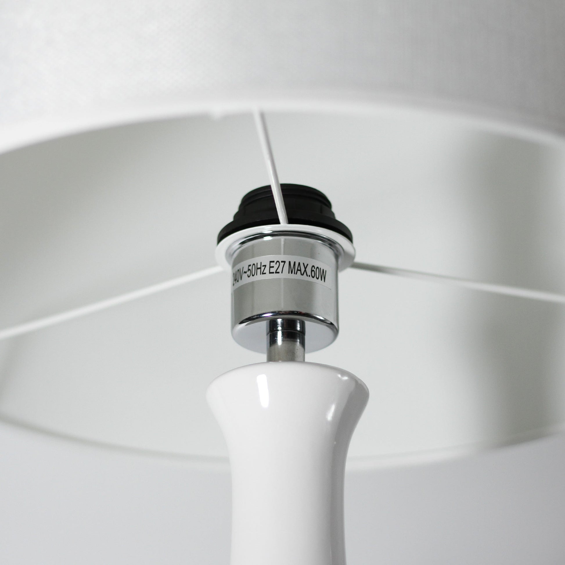 Pattery Barn Table Lamp - White - TRENDZ