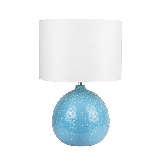 Boden Ceramic Table Lamp - Blue - TRENDZ