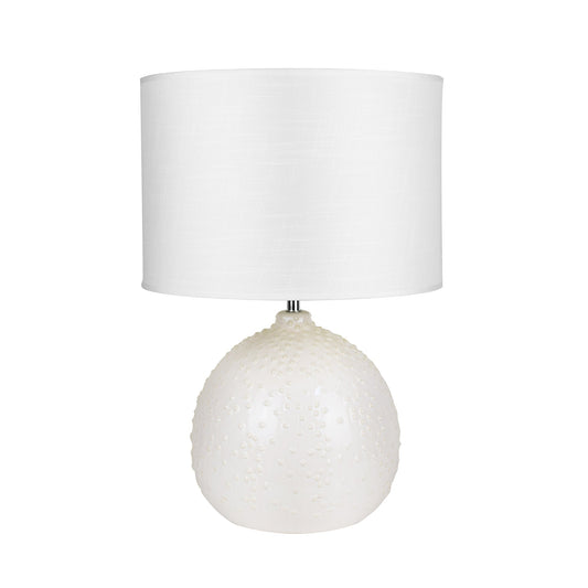 Boden Ceramic Table Lamp - White - TRENDZ