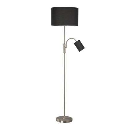 Cylinya Mother & Child Floor Lamp – Matte Black Twin-Light Combo
