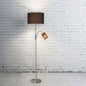 Cylinya Mother & Child Floor Lamp – Matte Black Twin-Light Combo