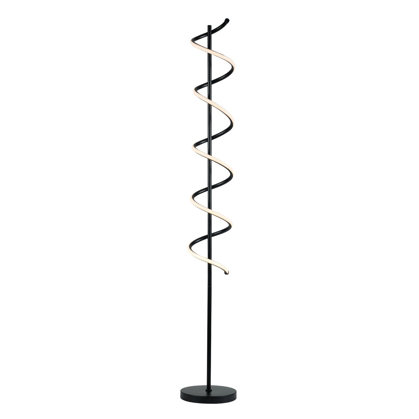 Cirrhi LED Floor Lamp – Matte Black Finish, 150cm Modern Uplight