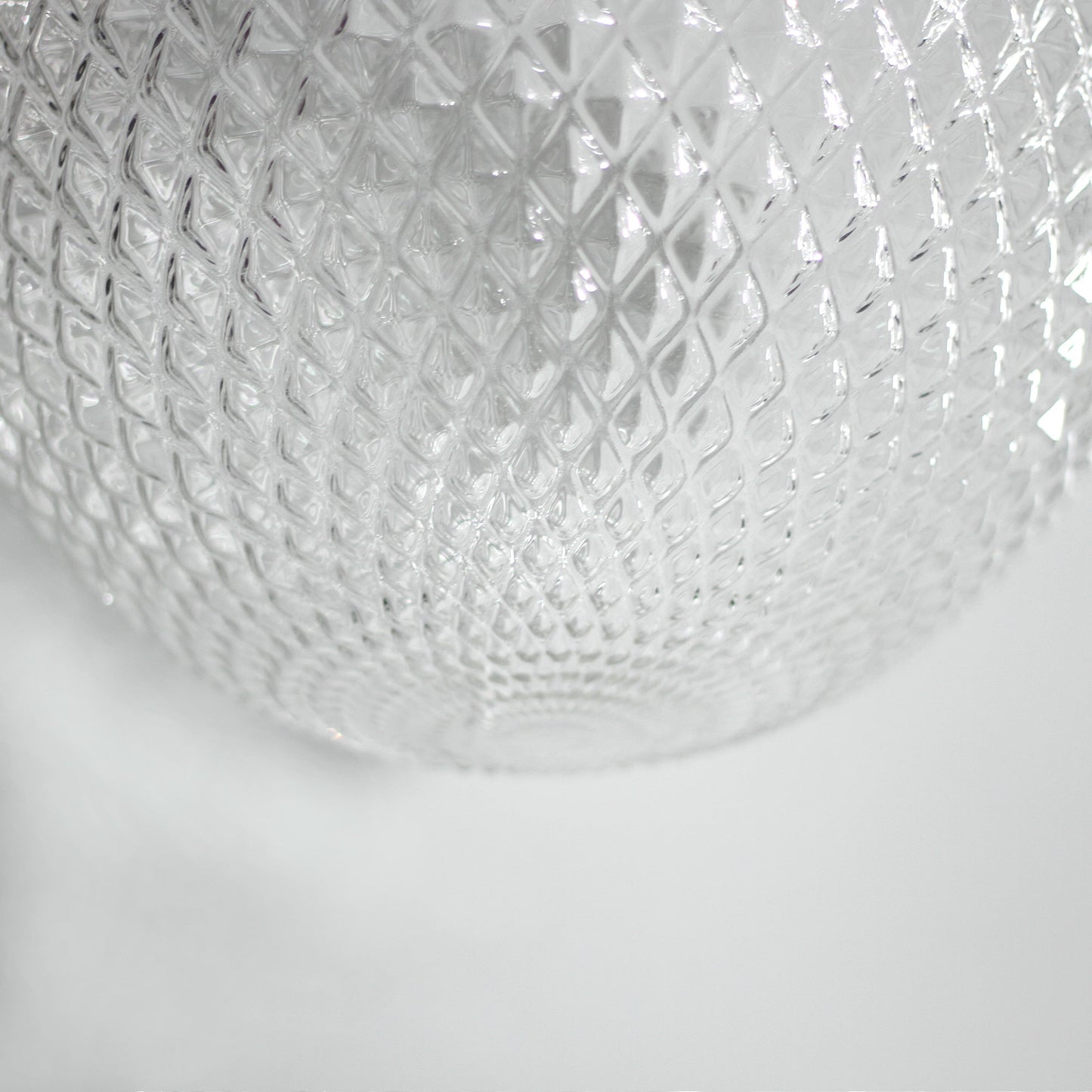 Casablance Pendant Light – Large 300mm Sphere, Chrome + Clear Glass