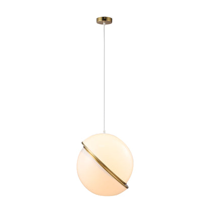 Padgett Pendant Light – Large 300mm White & Gold Orb (LL002PL124L)