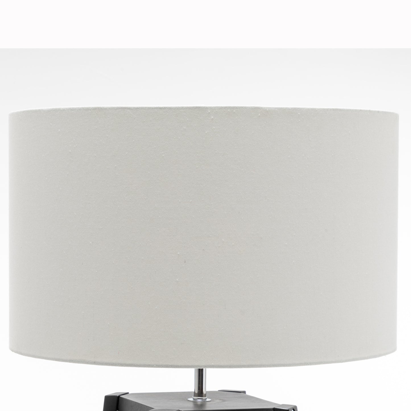 Marcie Rubberwood Floor Lamp with Multi Shelf Storage – Black Finish