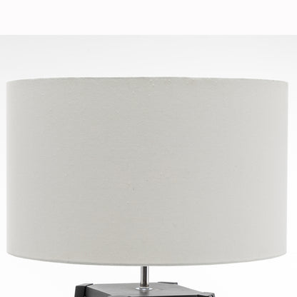 Marcie Rubberwood Floor Lamp with Multi Shelf Storage – Black Finish