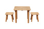 Classic Square table and 2 stools - TRENDZ