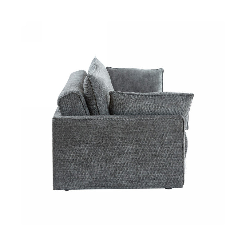 COMFY 3 Seater Sofa bed Queen Grey - TRENDZ