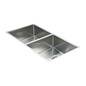 865x440mm Handmade Stainless Steel Undermount / Topmount Kitchen Sink with Waste - TRENDZ
