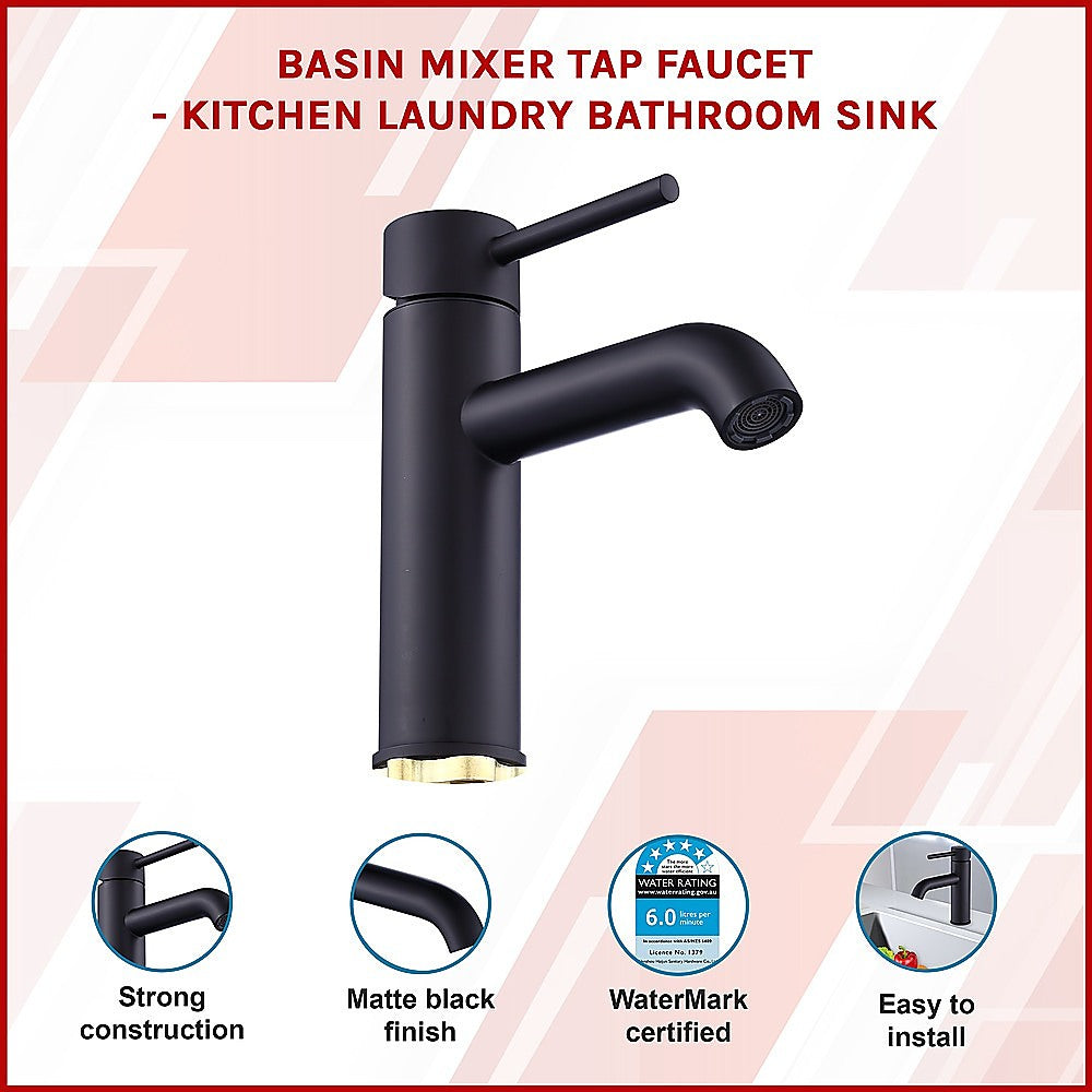 Basin Mixer Tap Faucet -Kitchen Laundry Bathroom Sink - TRENDZ