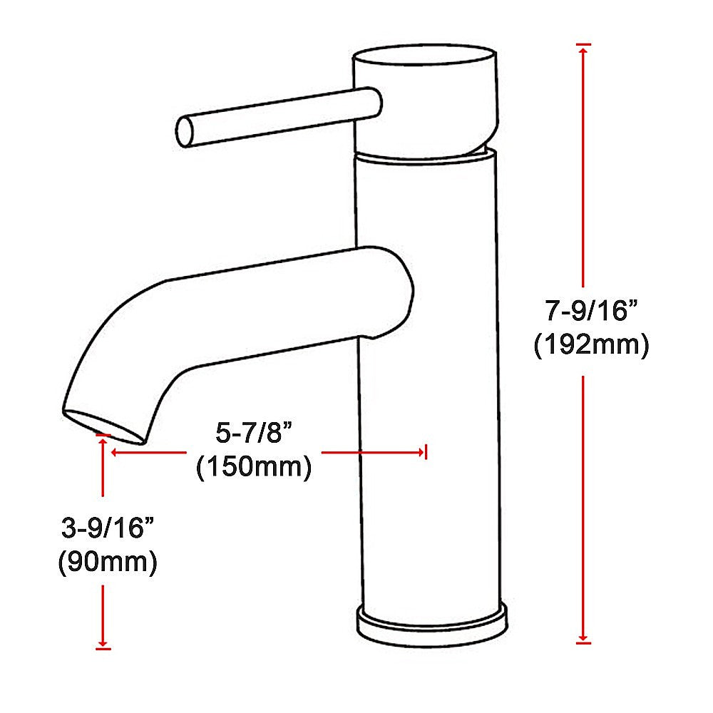 Basin Mixer Tap Faucet -Kitchen Laundry Bathroom Sink - TRENDZ