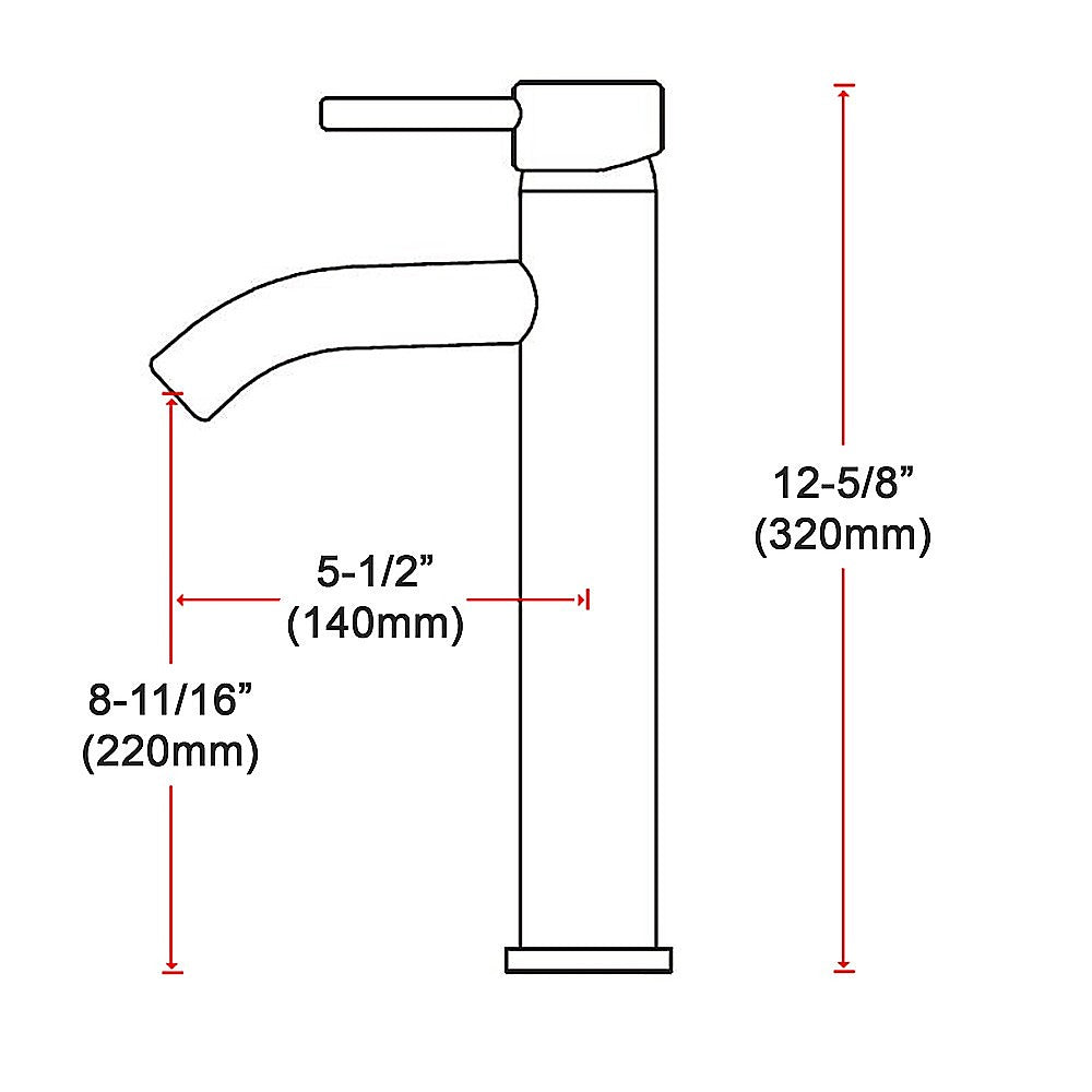 Tall Basin Mixer Tap Faucet -Kitchen Laundry Bathroom Sink - TRENDZ