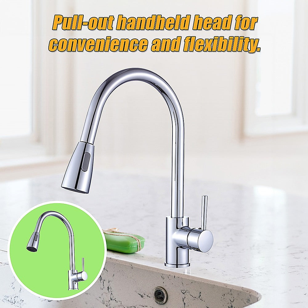 Basin Mixer Pull-Down Tap Faucet -Kitchen Laundry Bathroom Sink - TRENDZ