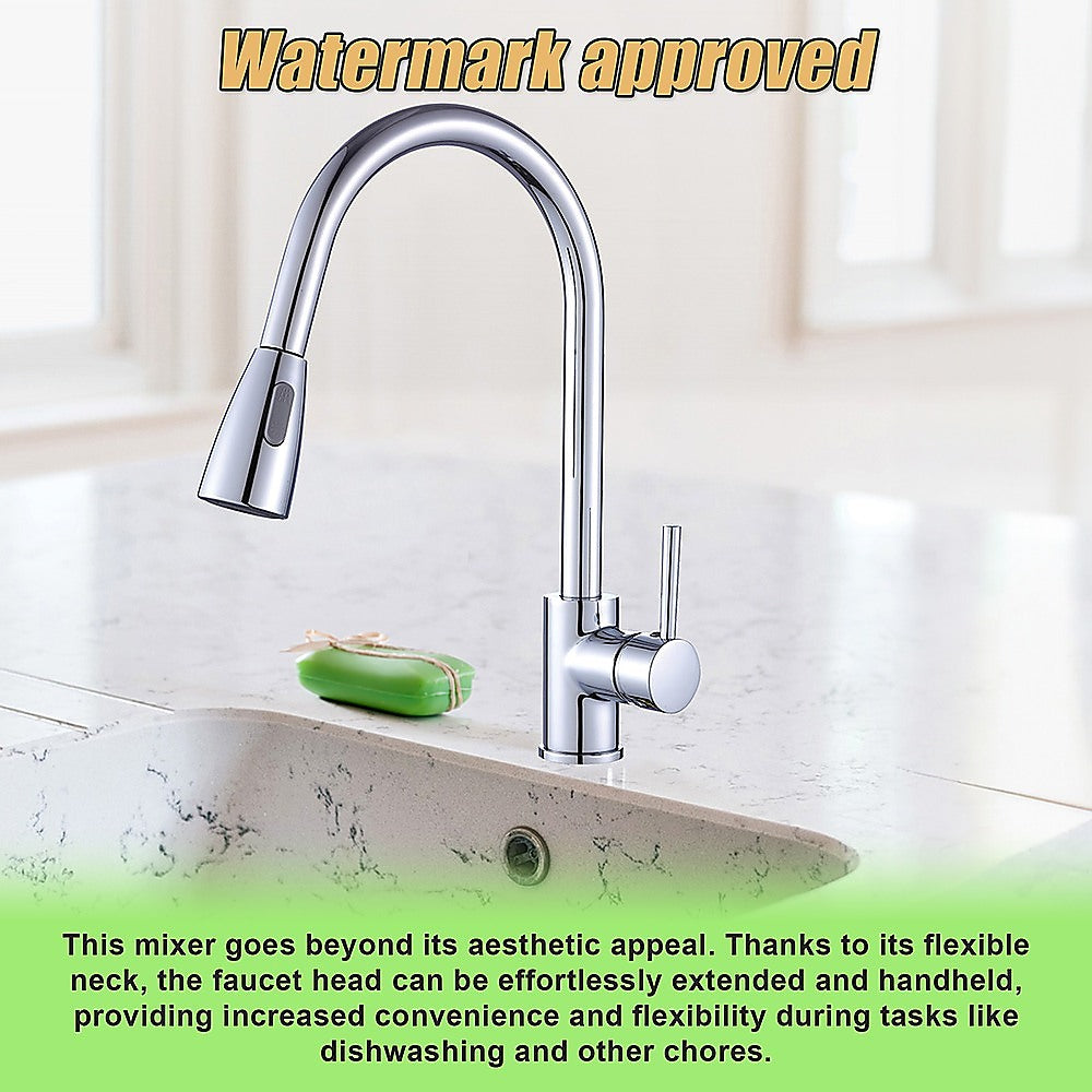 Basin Mixer Pull-Down Tap Faucet -Kitchen Laundry Bathroom Sink - TRENDZ