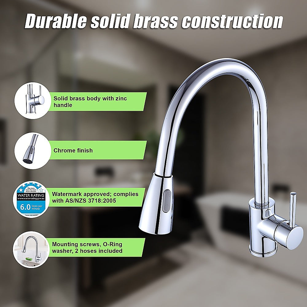 Basin Mixer Pull-Down Tap Faucet -Kitchen Laundry Bathroom Sink - TRENDZ