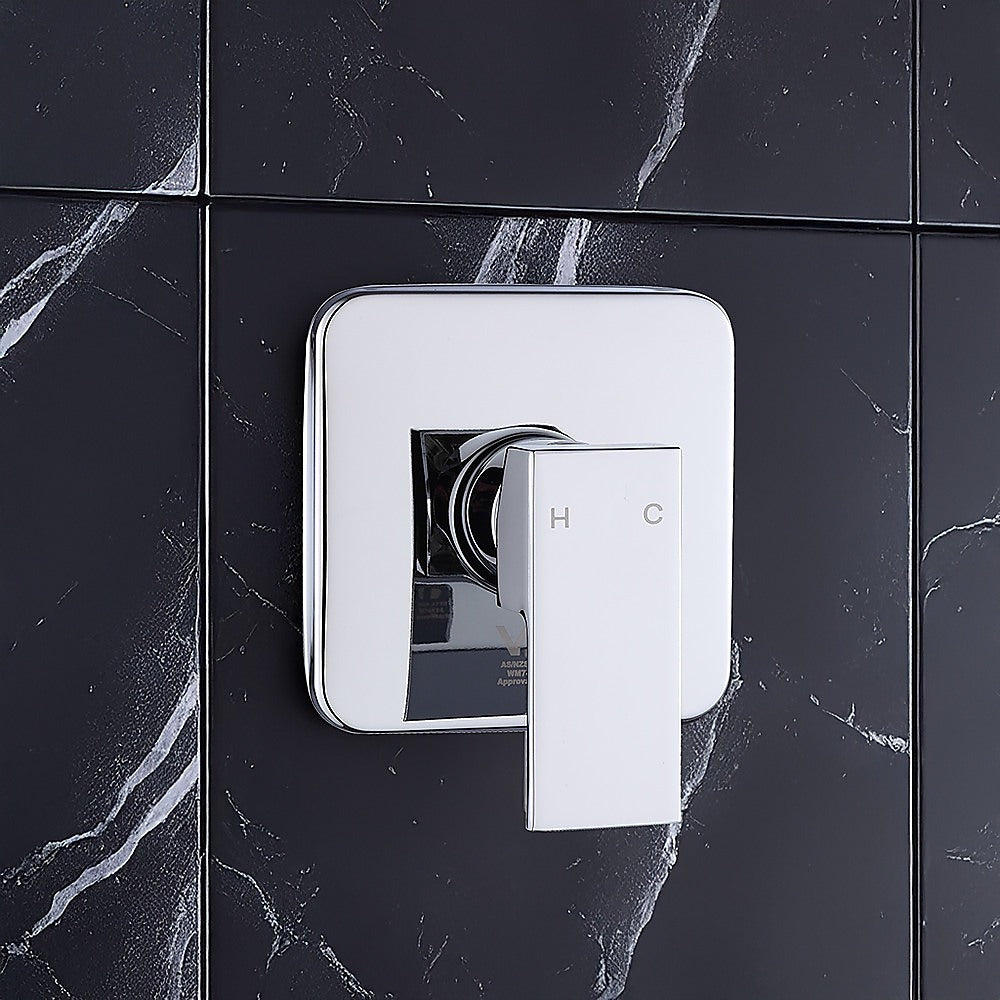 Shower Bath Mixer Tap Bathroom WATERMARK Approved - Chrome - TRENDZ
