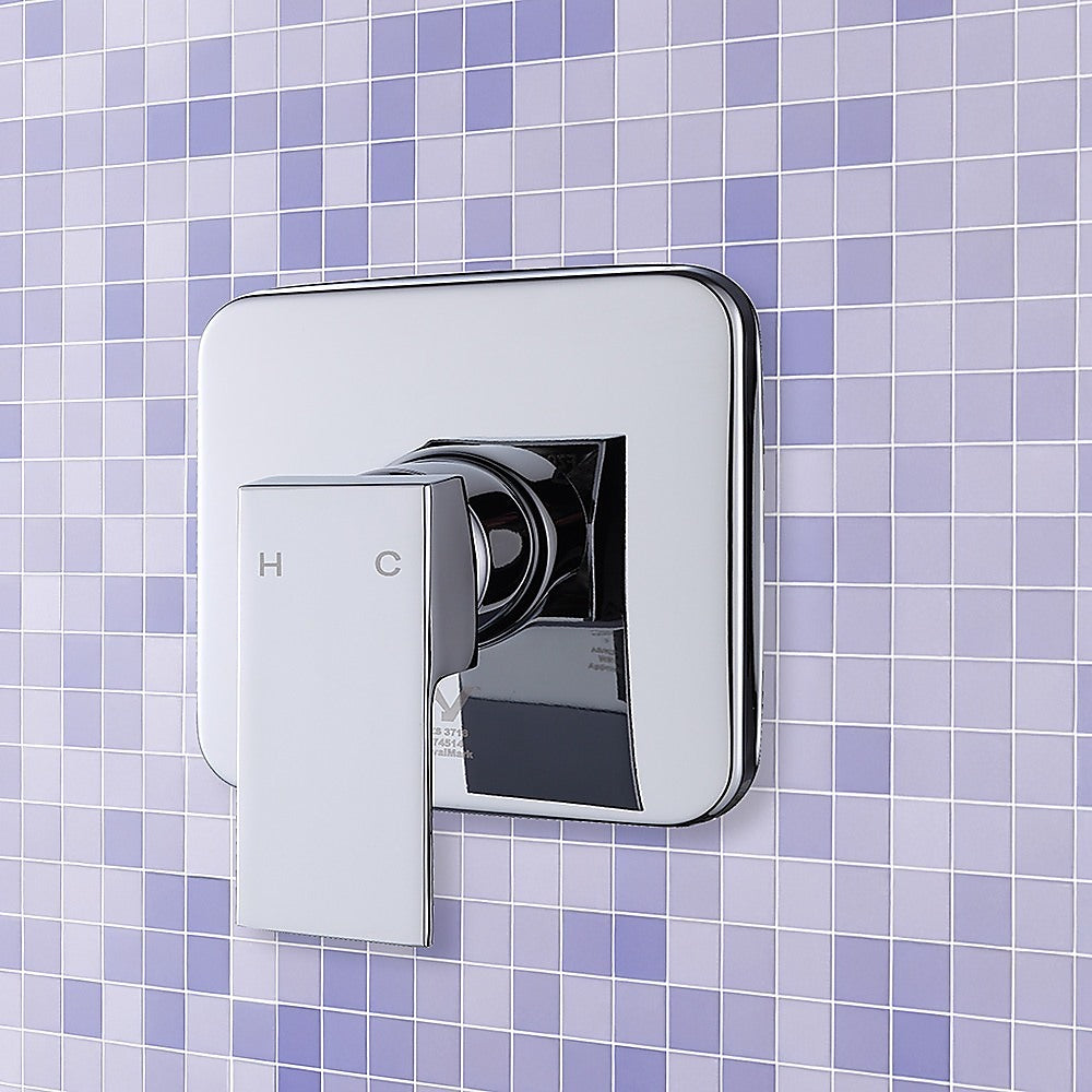 Shower Bath Mixer Tap Bathroom WATERMARK Approved - Chrome - TRENDZ