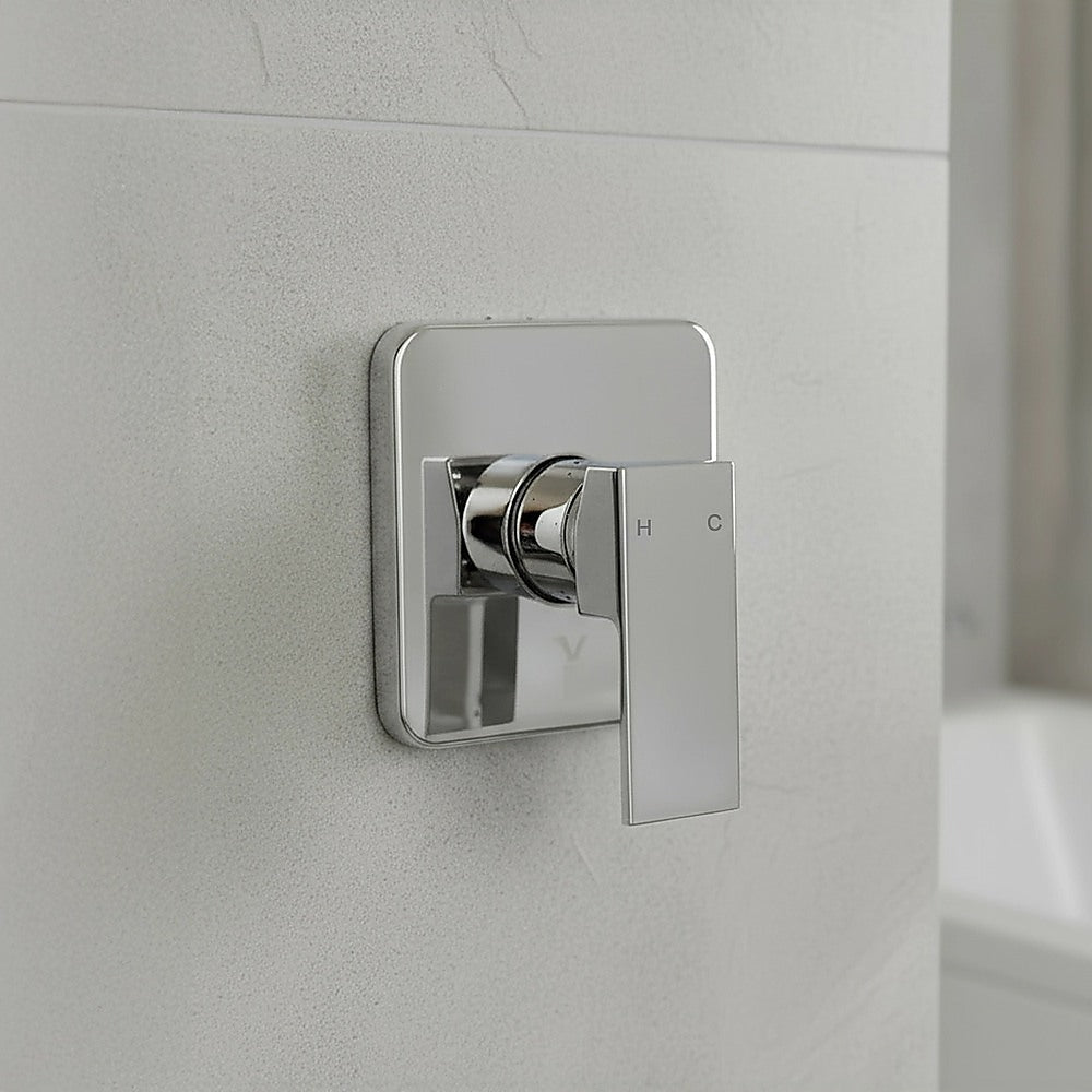 Della Francesca Shower/Bath Mixer Tap – Chrome Square Design