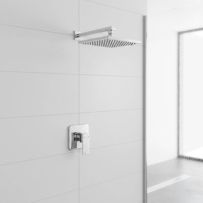 Della Francesca Shower/Bath Mixer Tap – Chrome Square Design