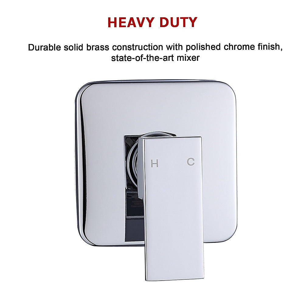Shower Bath Mixer Tap Bathroom WATERMARK Approved - Chrome - TRENDZ