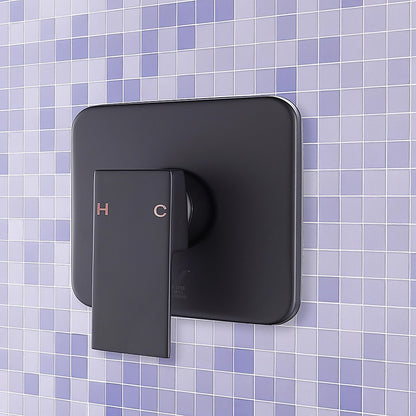 Shower Bath Mixer Tap Bathroom WATERMARK Approved - Electroplated Matte Black