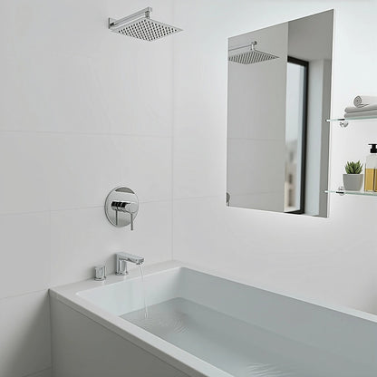 Della Francesca Shower/Bath Mixer Tap – Chrome Rounded Design