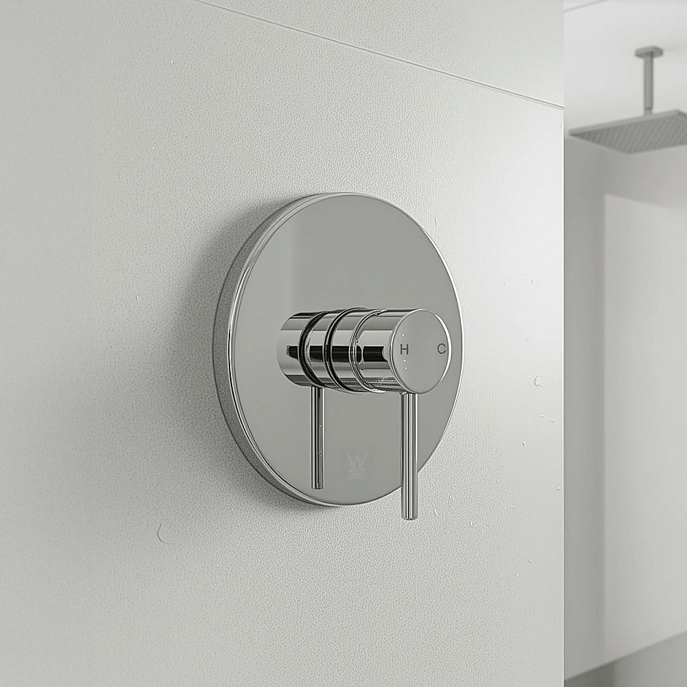 Della Francesca Shower/Bath Mixer Tap – Chrome Rounded Design