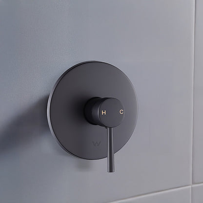 Shower Bath Mixer Tap Bathroom Electroplated Matte Black - TRENDZ