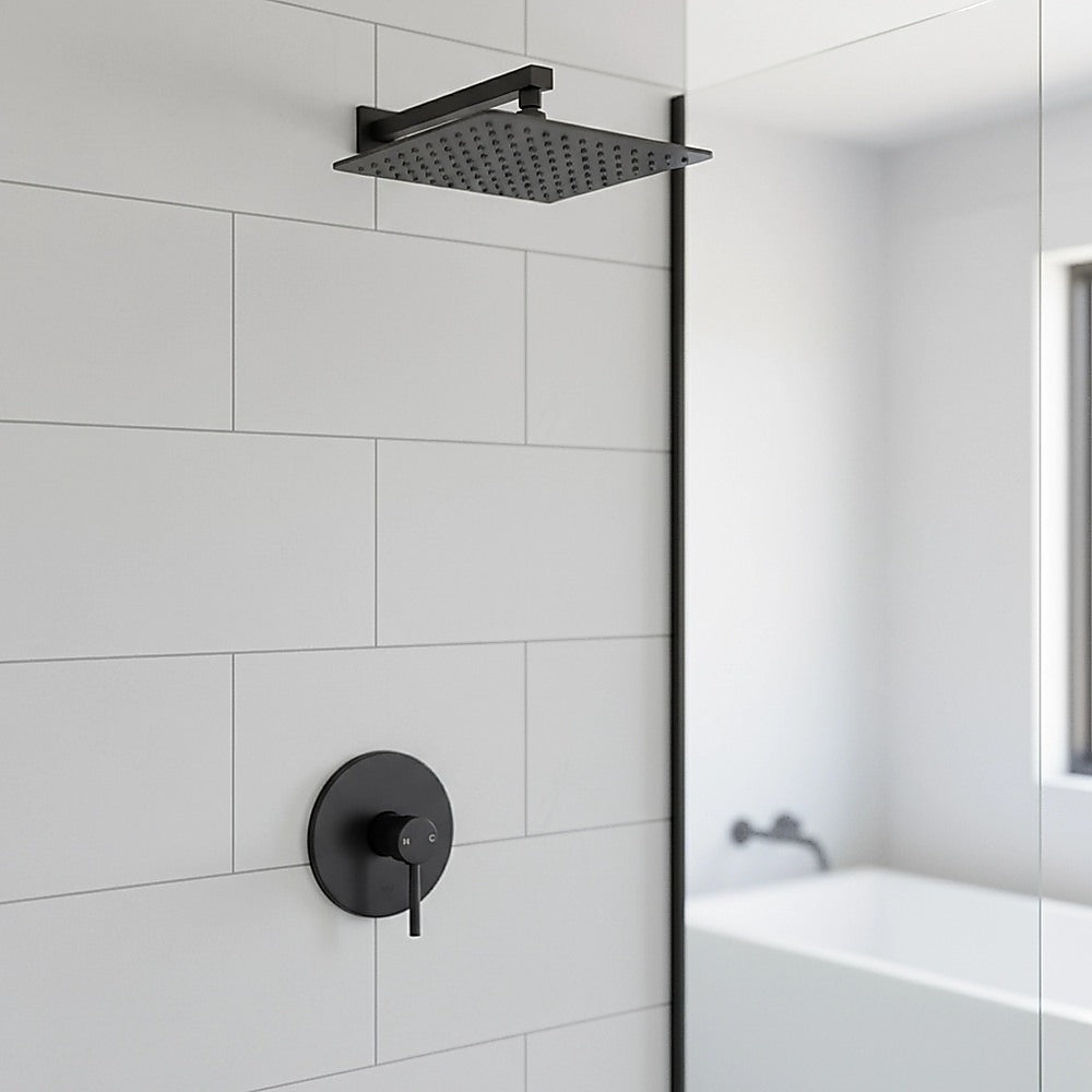 Della Francesca Shower/Bath Mixer Tap – Electroplated Matte Black