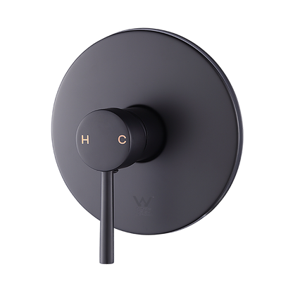 Shower Bath Mixer Tap Bathroom Electroplated Matte Black - TRENDZ