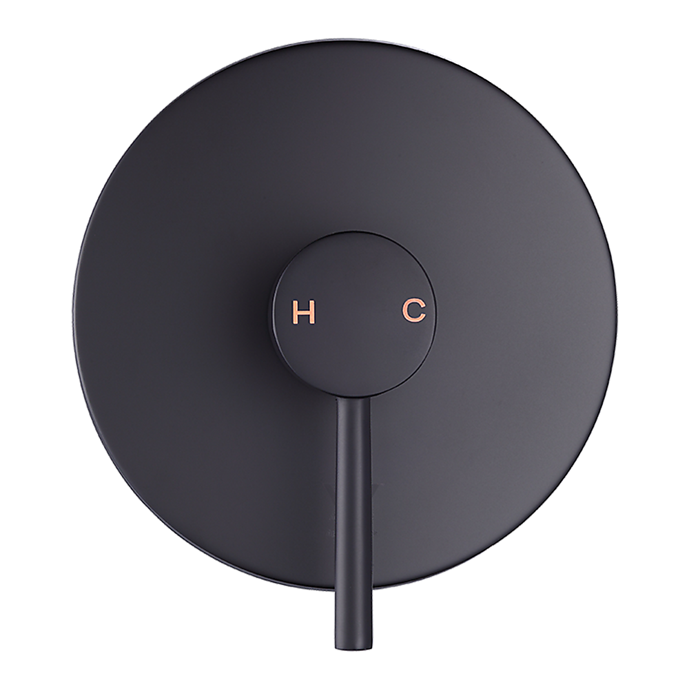 Shower Bath Mixer Tap Bathroom Electroplated Matte Black - TRENDZ
