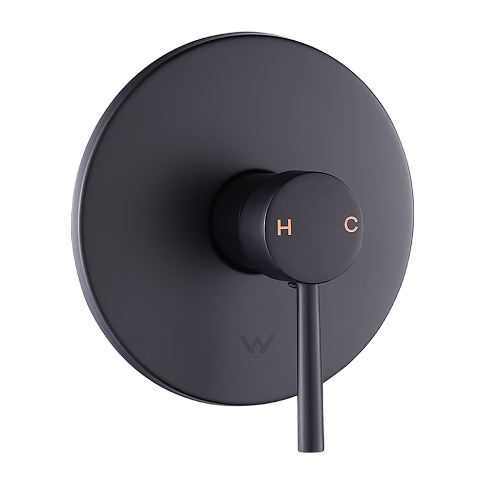 Shower Bath Mixer Tap Bathroom Electroplated Matte Black - TRENDZ