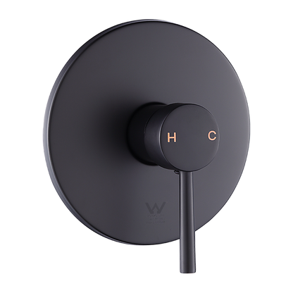 Shower Bath Mixer Tap Bathroom Electroplated Matte Black - TRENDZ
