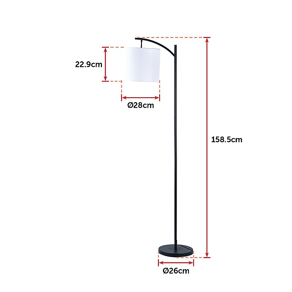 Bedroom Living Room Floor Lamp Reading Standing Light - TRENDZ