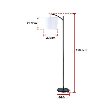 Bedroom Living Room Floor Lamp Reading Standing Light - TRENDZ
