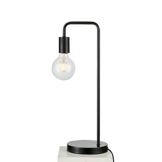 Modern Table lamp Desk Light Bedside Bedroom Black - TRENDZ