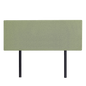 Linen Fabric Queen Bed Deluxe Headboard Bedhead - Olive Green