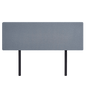 Linen Fabric King Bed Deluxe Headboard Bedhead - Berlin Blue