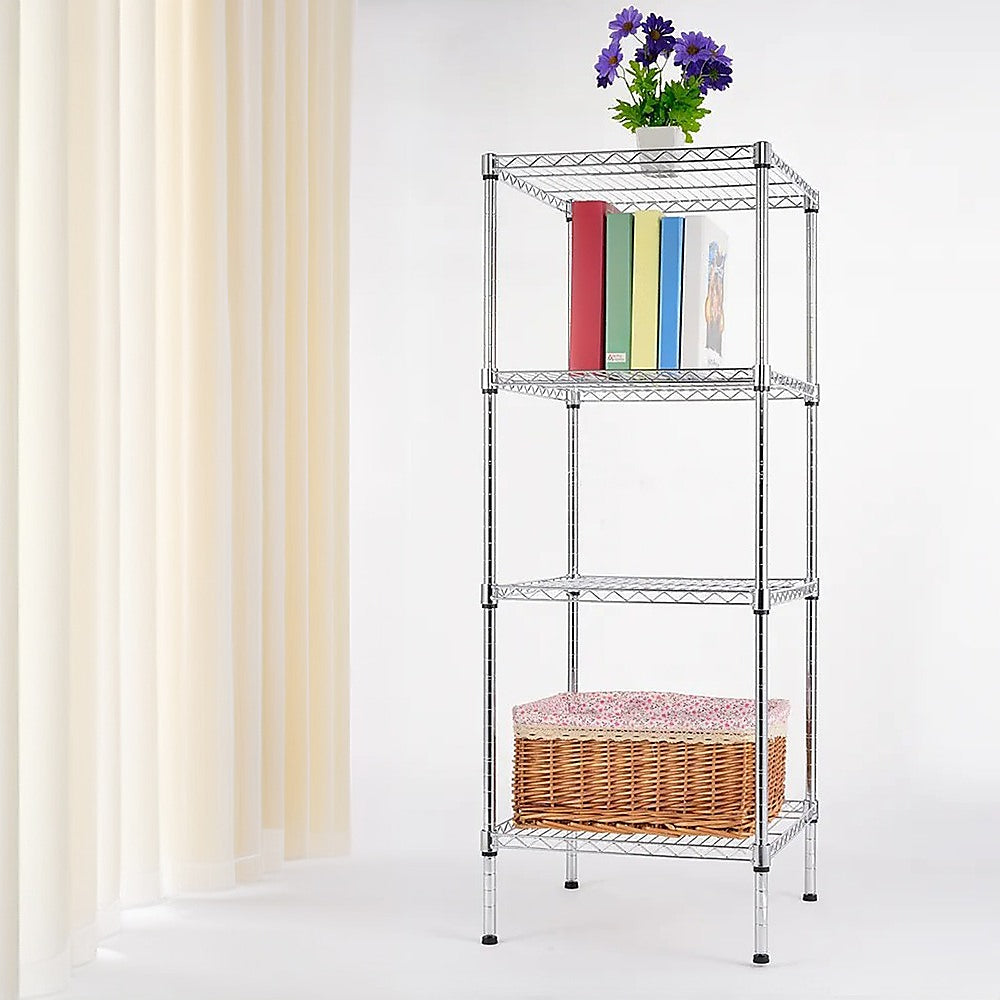 Modular Wire Storage Shelf 600 x 600 x 1800mm Steel Shelving - TRENDZ