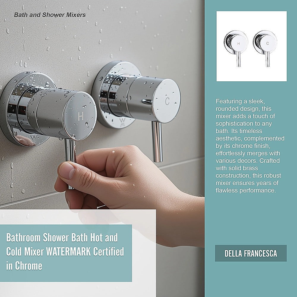 Della Francesca Bath & Shower Mixer – Chrome