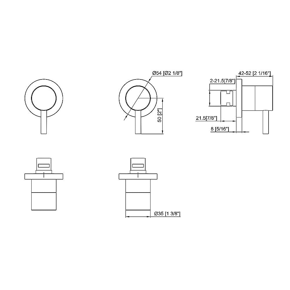 Della Francesca Bath &amp; Shower Mixer – Matte Black